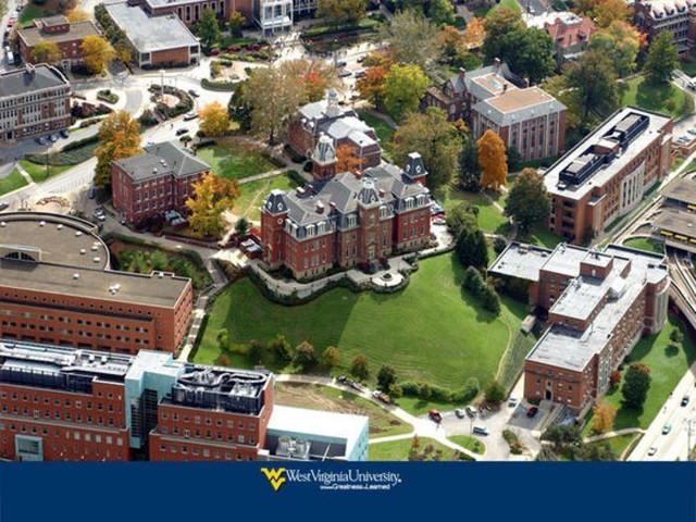 Woodburn Circle aerial view