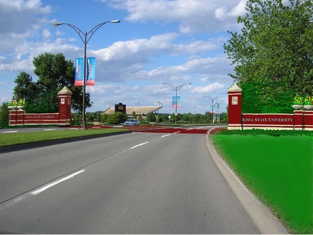 Elwood Drive South Entrance